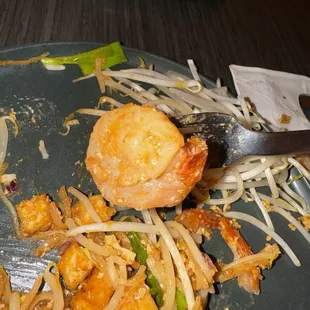 Shrimp in the pad Thai