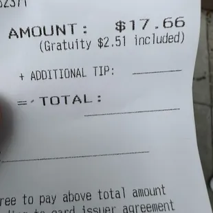 Gratuity