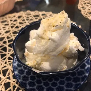 Hand-made Afghan ice cream.