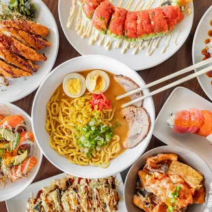 A hero shot of all the main items in MY Kitchen.