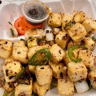 Salt &amp; pepper tofu (to-go)
