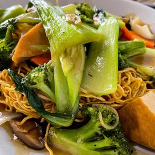 yummy crispy vegetable chow mein.