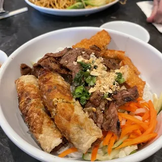 Shrimp Tofu, Grilled Pork, & Egg Rolls Vermicelli