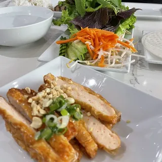 Sugar Cane Shrimp Spring Roll
