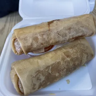 Egg Rolls.