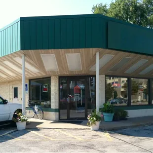 the entrance