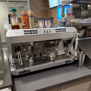 New coffee machine.