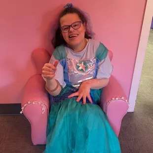 Emily's playtime with Ariel!