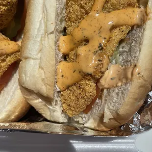 Footlong Po-Boy Catfish