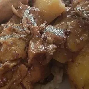 Chicken adobo &amp; potato