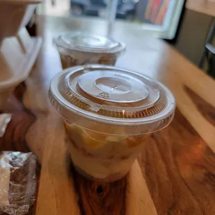 My 2nd order of pudding to-go. Shhh. Don't tell my diet about this!