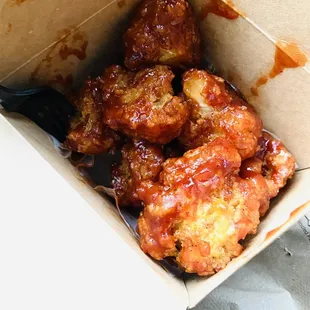 Cauliflower Bites with Sweet Chilli Dipping Sauce