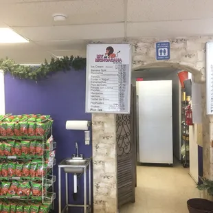 the inside of a grocery store