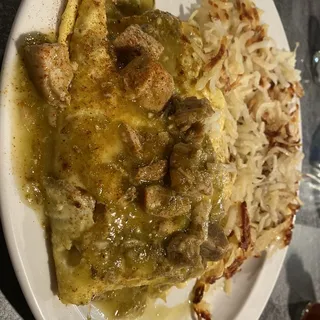 Chile Verde Omelette