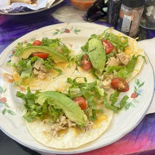 Green Chile Chicken Tacos