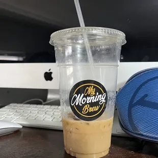 The Washington Post W/ Oat Milk (almost finished)!!