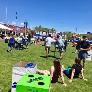 Music stage and Kid Zone area