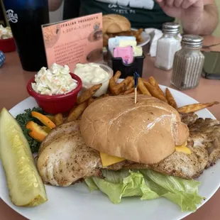 Grilled Grouper Sandwich