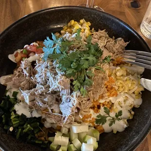GF goddess bowl with chicken
