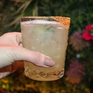 The spicy marg had heat from the jalapeño and the Tanteo tequila provided a smoky Chipotle after taste with habanero notes.