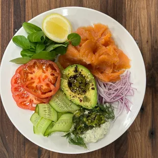 Smoked Salmon Plate