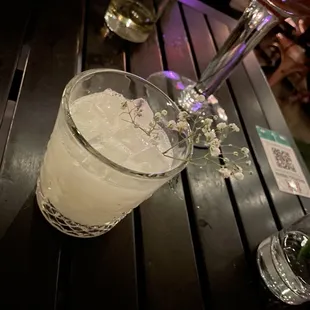 Elderflower margarita