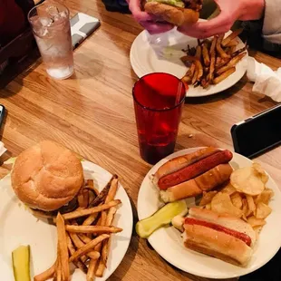 Oh Yeah....burgers and dogs!