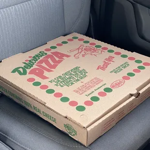 Pizza was so good we ordered another one to take home!