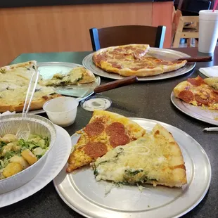 Our lunch at My New York Pizza in Keller, TX. OMG AMAZING FOOD!