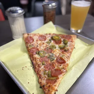 14" Pepperoni and Jalapeño!