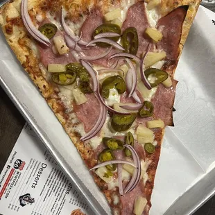 Spicy Hawaiian Giant Slice 14"