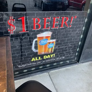 $1 Bud Light!!!
