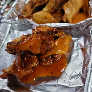 Mango Habanero and Hawaiian wings