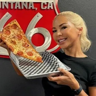 Ms Merry Merry Famous GIANT 14&quot; NY Slice