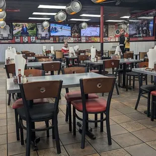 The rest of the restaurant. It&apos;s spacious &amp; lots of TV&apos;s