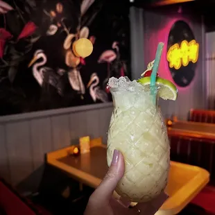 Interior decor and cocktail