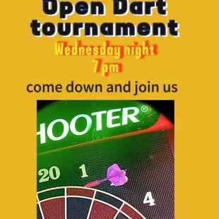 Wednesday Night Open Dart Tournament  #myofficebar