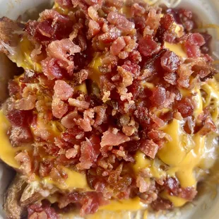 Cheese and bacon potato wedges 4.99