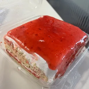 Strawberry Marble Cake. Obsessed!