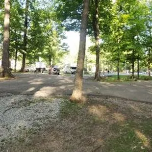 Panoramic view starting at lot 31 and ending at 38 in front of the bathouse.