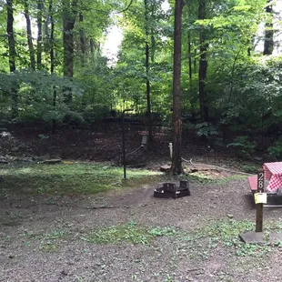 The electronic hookups are shared and far from the pad... so have a proper extension cord