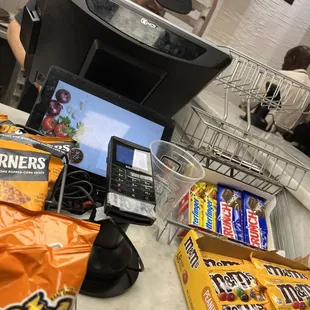 a man at the counter