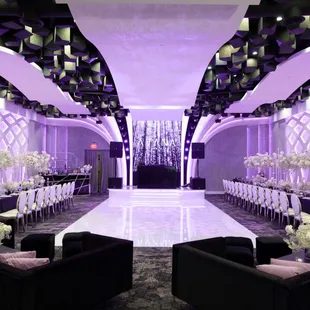 Our venue, set up, flower arrangements