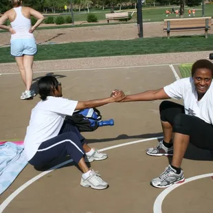 Train with your girlfriends!