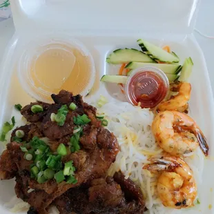 #36A beef and shrimp vermicelli