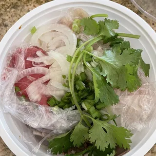 #12A. Rare Steak, Brisket, Tendon and Tripe Pho