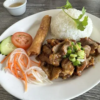 #23. Charbroiled Pork Rice and Egg Roll