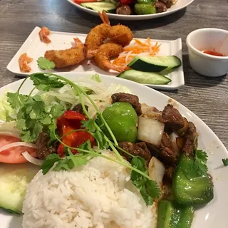 #34. French Style Filet Mignon Cubed Beef Rice