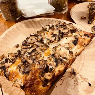 Truffle Oil &amp; Mushroom Pizza
