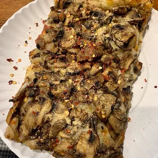Truffle Oil &amp; Mushroom Pizza